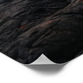 Fire Komodo Volcanic Wastes Poster (Ecke)