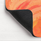 Fire Lake Orange Swirl Mousepad (Ecke)