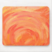 Fire Lake Orange Swirl Mousepad (Vorne)
