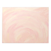 Fire Lake Orange Swirl Notizblock (Vorderseite)