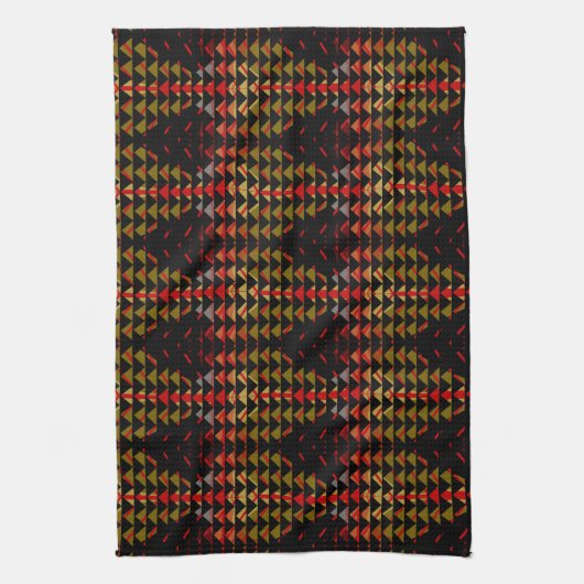 Fire Leaf Geschirrtuch (Vertikal)