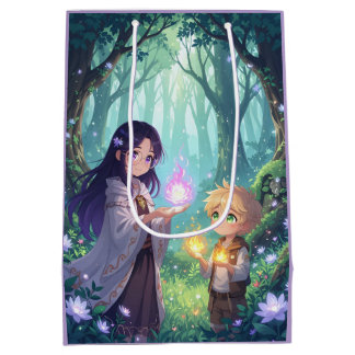 Fire Legend Geschenktasche – Kinder mit Magie Mittlere Geschenktüte