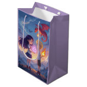 Fire Legend Gift Bag – Kids with Magic Mittlere Geschenktüte (Vorderseite Schrägansicht)
