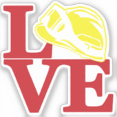 FIRE-LIEBE-Wildhelm [FL10] Aufkleber (Vorderseite)