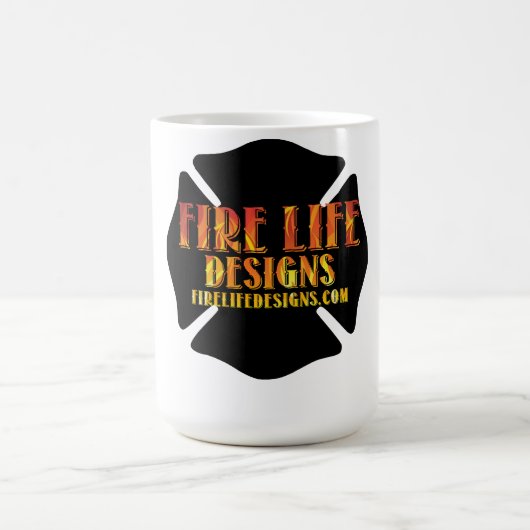 FIRE LIFE DESIGN CO [Logo 1] Kaffeetasse (Mittel)