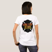 FIRE LIFE DESIGN CO [Logo 1] T-Shirt (Schwarz voll)