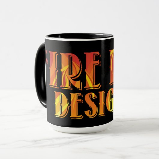 FIRE-LIFE-DESIGNS - Logo 1 Tasse (Vorderseite Links)