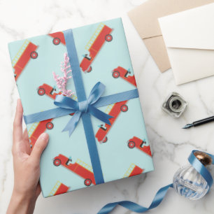 Fire LKW-Muster, Packpapier