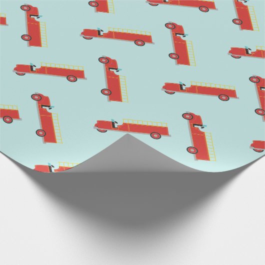 Fire LKW-Muster, Packpapier (Ecke)