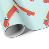 Fire LKW-Muster, Packpapier (Rolleneckpunkt)