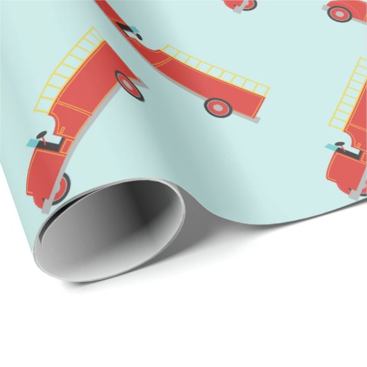 Fire LKW-Muster, Packpapier (Rolleneckpunkt)