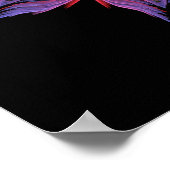 Fire Lotus Mandala Poster (Ecke)