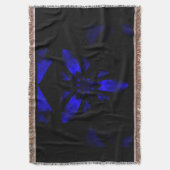 Fire Lotus Midnight Blue 1 Decke (Vorderseite Vertikal)