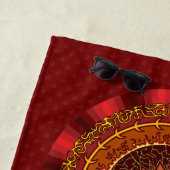 Fire Mandala Beach Handtuch (Beispiel)