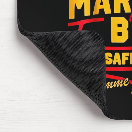 Fire Marshal Bill Safety School Funny Firefighter Mousepad (Ecke)