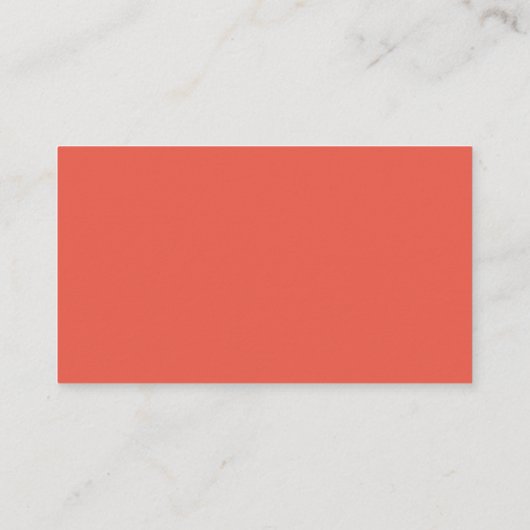 Fire Opal Custom Business Card Visitenkarte (Rückseite)