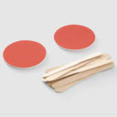 Fire Opal Hand Set of Fans – Customizable Set Fächer (Non-assembled)