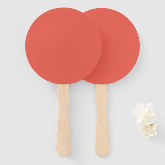 Fire Opal Hand Set of Fans – Customizable Set Fächer (Vorne und Hinten)