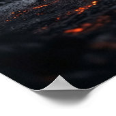 Fire Panther Ember Shadows Poster (Ecke)