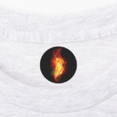 Fire Peacock Feather Etiketten (Befestigt)