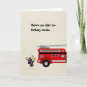 Fire permit needed for Birthday Candles? Karte (Vorderseite)