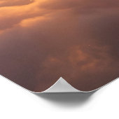 Fire Phoenix Rising Dawn Poster (Ecke)