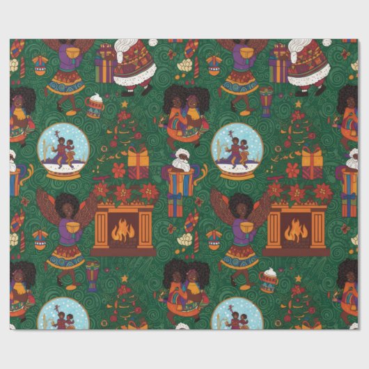 Fire Place Geschenkpapier (Flach)