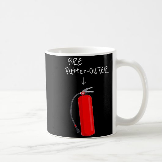 Fire Putter Outer Fire Extinguisher Fire Fighter F Kaffeetasse (Rechts)