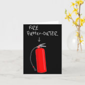 Fire Putter Outer Fire Extinguisher Fire Fighter F Karte (Gelbe Blume)