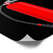 Fire Putter Outer Fire Extinguisher Fire Fighter F Poster (Ecke)