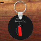 Fire Putter Outer Fire Extinguisher Fire Fighter F Schlüsselanhänger (Vorderseite)