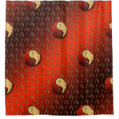 Fire Rat Duvet Cover Duschvorhang (Vorderseite)