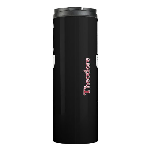 Fire Rescue Skull Design Thermosbecher (Rückseite)