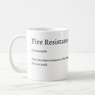 FIre Resistance Potion Tasse