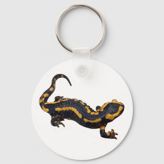 Fire Salamander Key Ring Schlüsselanhänger (Vorderseite)
