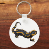 Fire Salamander Key Ring Schlüsselanhänger (Vorderseite)