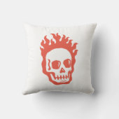 Fire Skull Kissen (Rückseite)