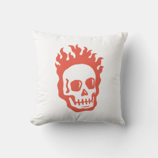 Fire Skull Kissen