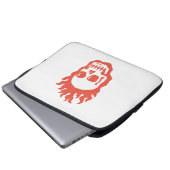 Fire Skull Laptopschutzhülle (Vorne Knopf)