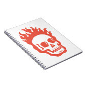 Fire Skull Notizblock (Rechte Seite)