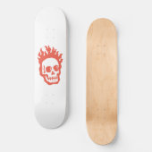 Fire Skull Skateboard (Vorderseite)
