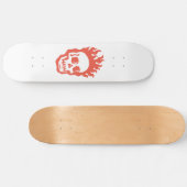 Fire Skull Skateboard (Horizontal)