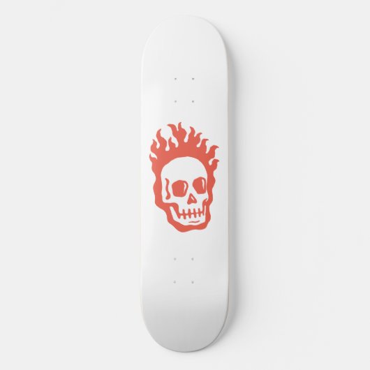 Fire Skull Skateboard (Vorderseite)
