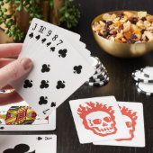 Fire Skull Spielkarten (In Situ)