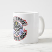 Fire, Smoke & Rock n Roll Jumbo-Tasse (Vorderseite Rechts)