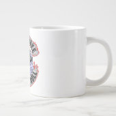 Fire, Smoke & Rock n Roll Jumbo-Tasse (Rechts)