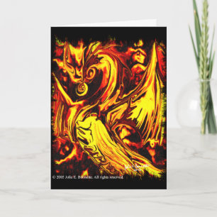 Fire Spirit Greeting Card Karte
