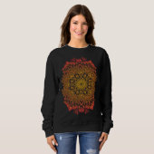 Fire Spirit Mandala Art Design Sweatshirt (Vorne ganz)