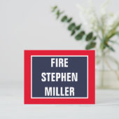 Fire Stephen Miller White House Advisor Postkarte (Stehend Vorderseite)