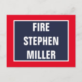Fire Stephen Miller White House Advisor Postkarte (Vorderseite)